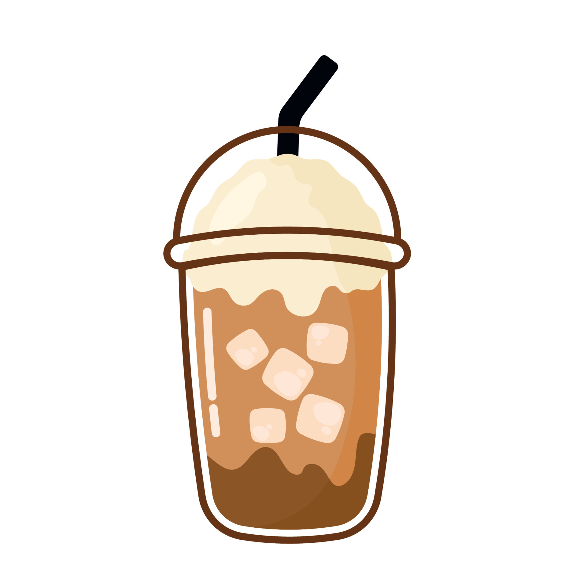 Iced coffee